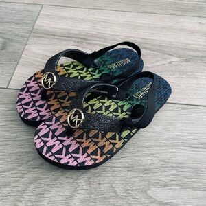 Michael Kors Kids Rainbow Flip Flops